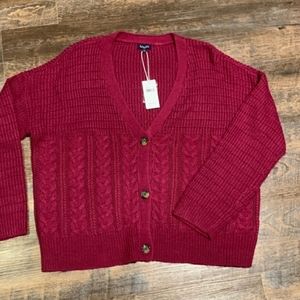 NEW 💣 Womens Magenta Cardigan